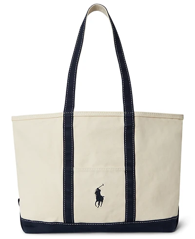 Polo Ralph Lauren Big Pony Canvas Spacious Tote