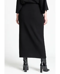 Eloquii Women's Sweater Maxi Skirt