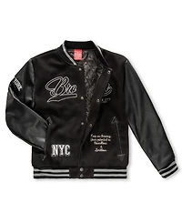 Ring of Fire Big Boys Brooklyn Patch Detail Varsity Jacket