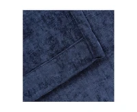 Superior Noor Chenille Semi-Blackout Machine Washable Curtains, Set of 2 Panels