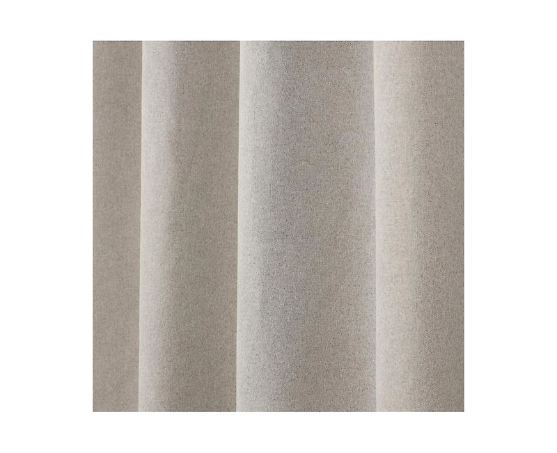 Superior Neal 100% Blackout Solid Machine Washable Curtains, Set of 2 Panels