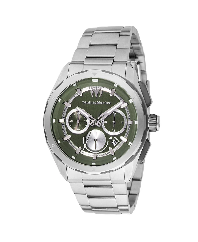 Technomarine Men's Tm-318104 Ocean Quartz Olive Green Dial Watch