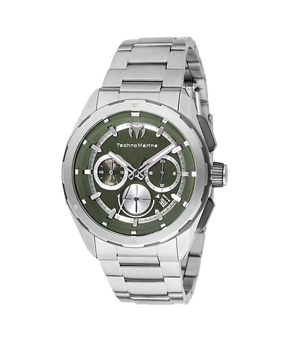 Technomarine Men's Tm-318104 Ocean Quartz Olive Green Dial Watch