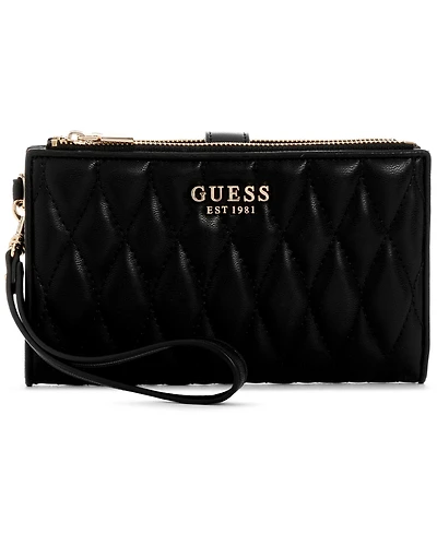 Guess Women's Valla Double Zip Organizer Wallet