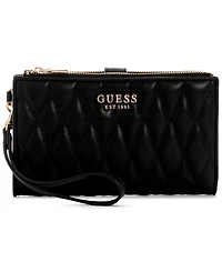 Guess Women's Valla Double Zip Organizer Wallet