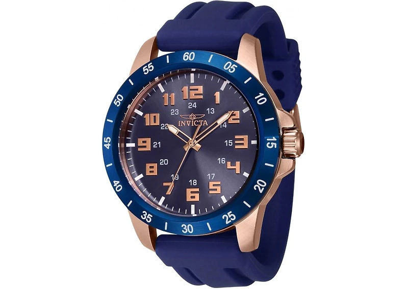 Invicta Men's 40001 Pro Diver Quartz 3 Hand Blue Dial Watch