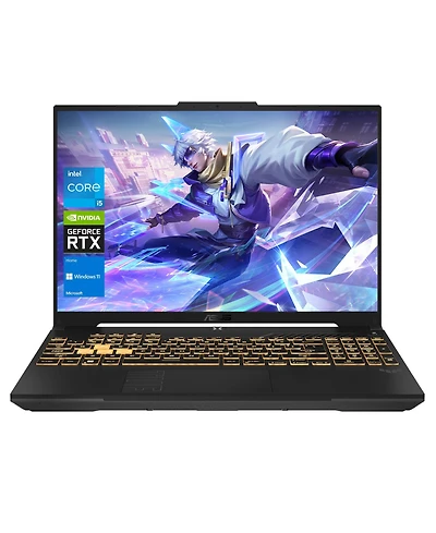 Asus Tuf F16 16" Gaming Traditional Laptop Intel Core 5 210H 16GB Ram Nvidia GeForce Rtx 4050 512GB Ssd Storage Windows 11 Home Fhd+ 144Hz - Grey