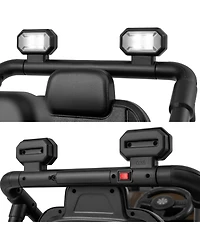 Akiudex 12V Kids Ride On Truck with Remote Control, Led Lights and Music