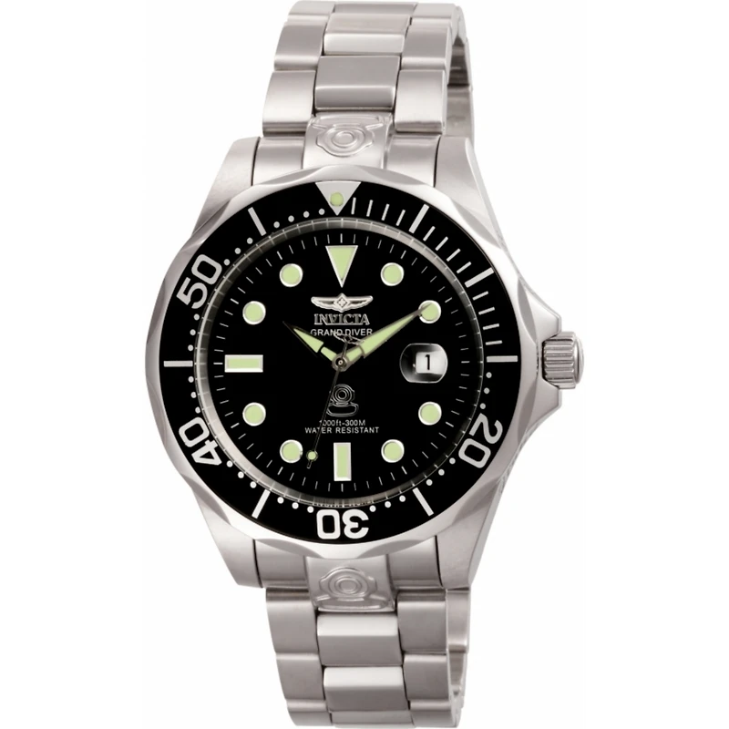 Invicta Men's 3044 Pro Diver Automatic 3 Hand Black Dial Watch