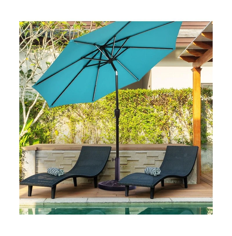 Mondawe 30lbs 18 Inches Heavy Duty Outdoor Patio Market Umbrella Base