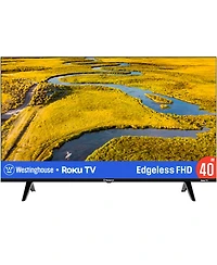 Westinghouse 40" Roku Smart Tv – 1080p Full Hd Led with Wi-Fi, Flat Screen Compatible with Apple HomeKit, Alexa, Google Assistant