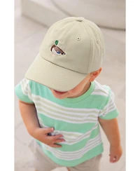 Bits & Bows Boys' Mallard Baseball Hat Khaki
