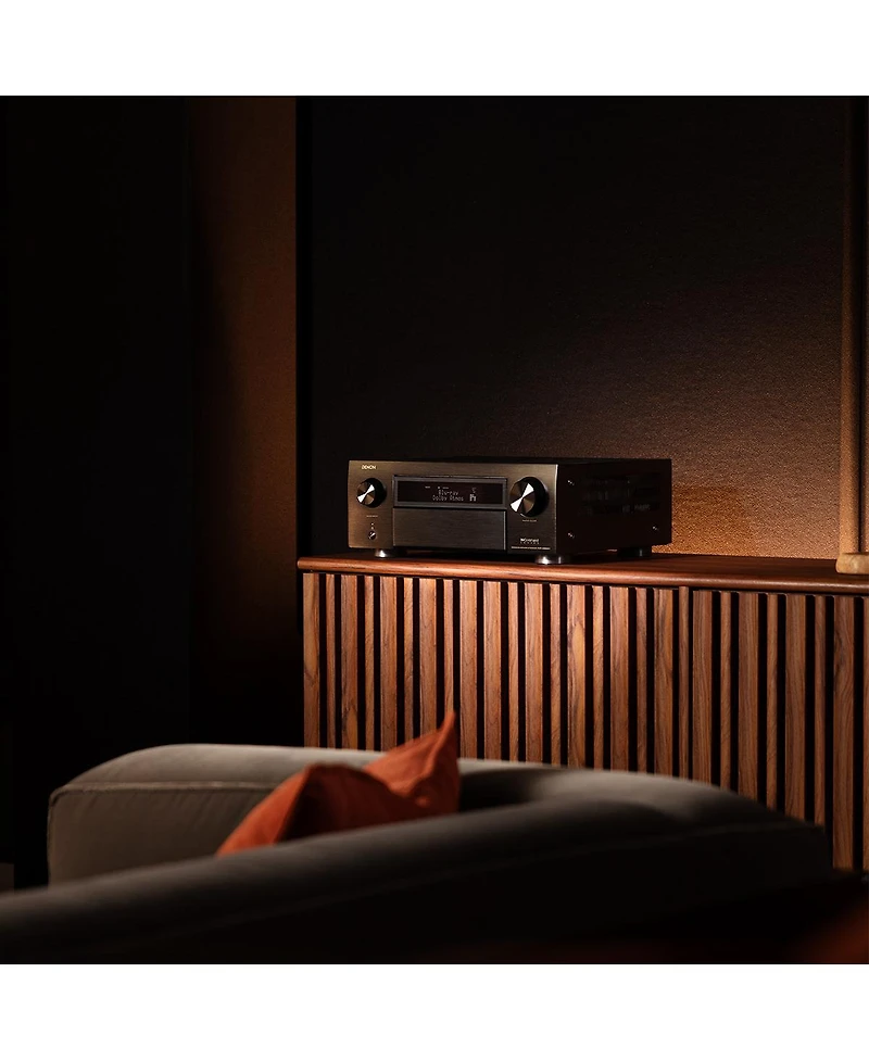 Denon Avr-X6800H 11.4 Channel 8K Receiver with AudioQuest Sky 3m Hdmi Cable