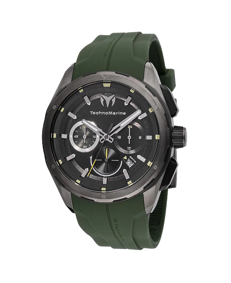 Technomarine Men's Tm-318100 Ocean Quartz Black Dial Watch