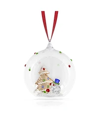 Swarovski Holiday Cheers Tree and Snowman Ball Ornament