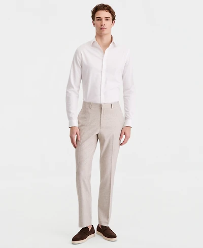 Kenneth Cole Reaction Men's Check Slim-Fit Suit Separate Pants