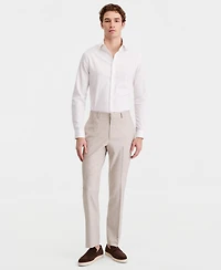 Kenneth Cole Reaction Men's Check Slim-Fit Suit Separate Pants