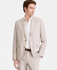 Kenneth Cole Reaction Mens Check Slim Fit Techni Cole Suit Separates