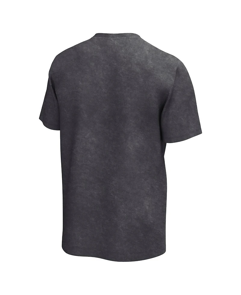 Philcos Men's Charcoal Woodstock Make Love Not War Washed Graphic T-Shirt