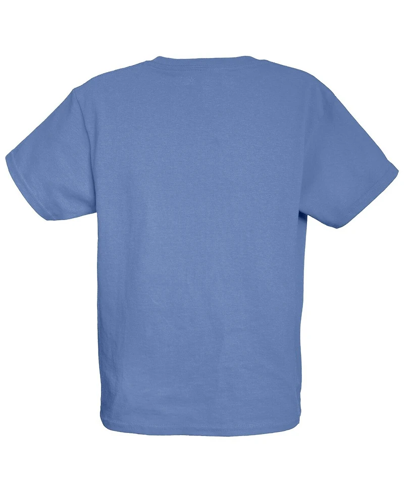 Blue 84 Big Boys and Girls Carolina North Tar Heels 2025 Acc Baseball Conference Tournament Champions Locker Room T-Shirt