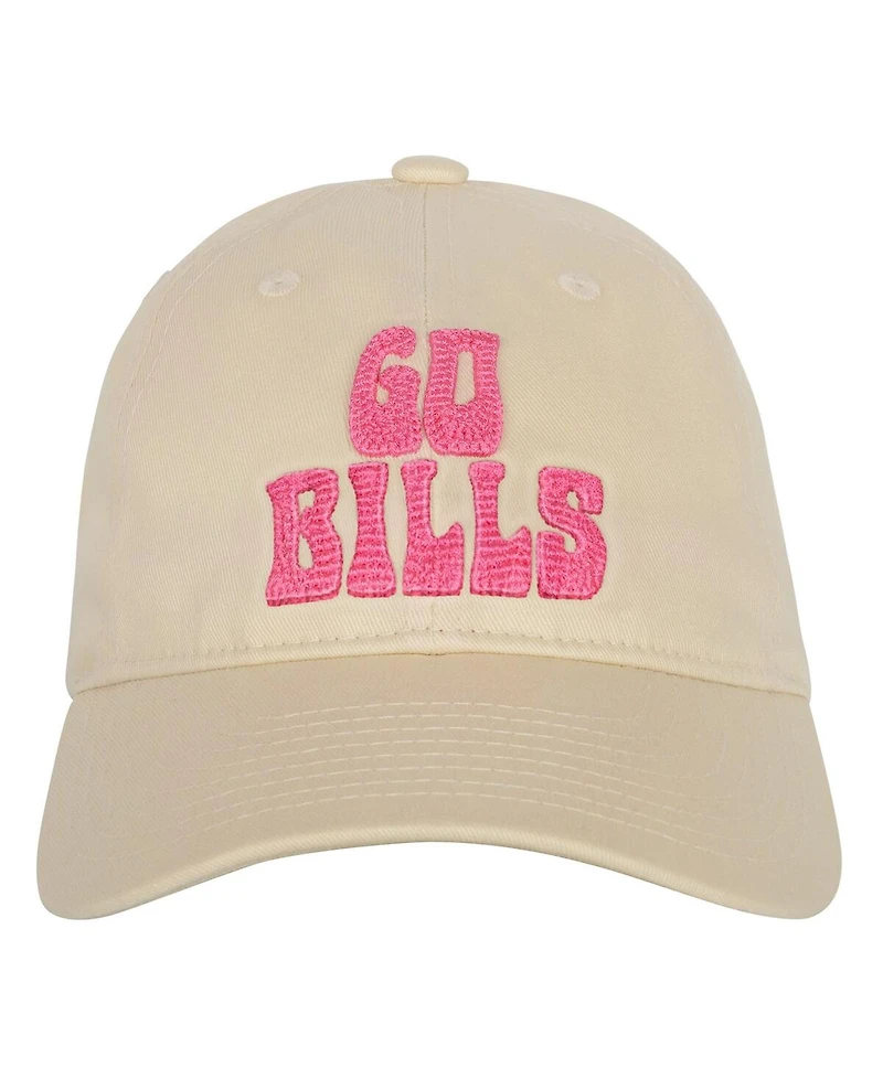 Outerstuff Big Girls Cream Buffalo Bills Blitz Adjustable Hat