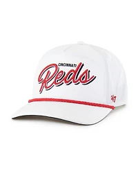 '47 Brand Men's White Cincinnati Reds Brrr Fairway Hitch Adjustable Hat