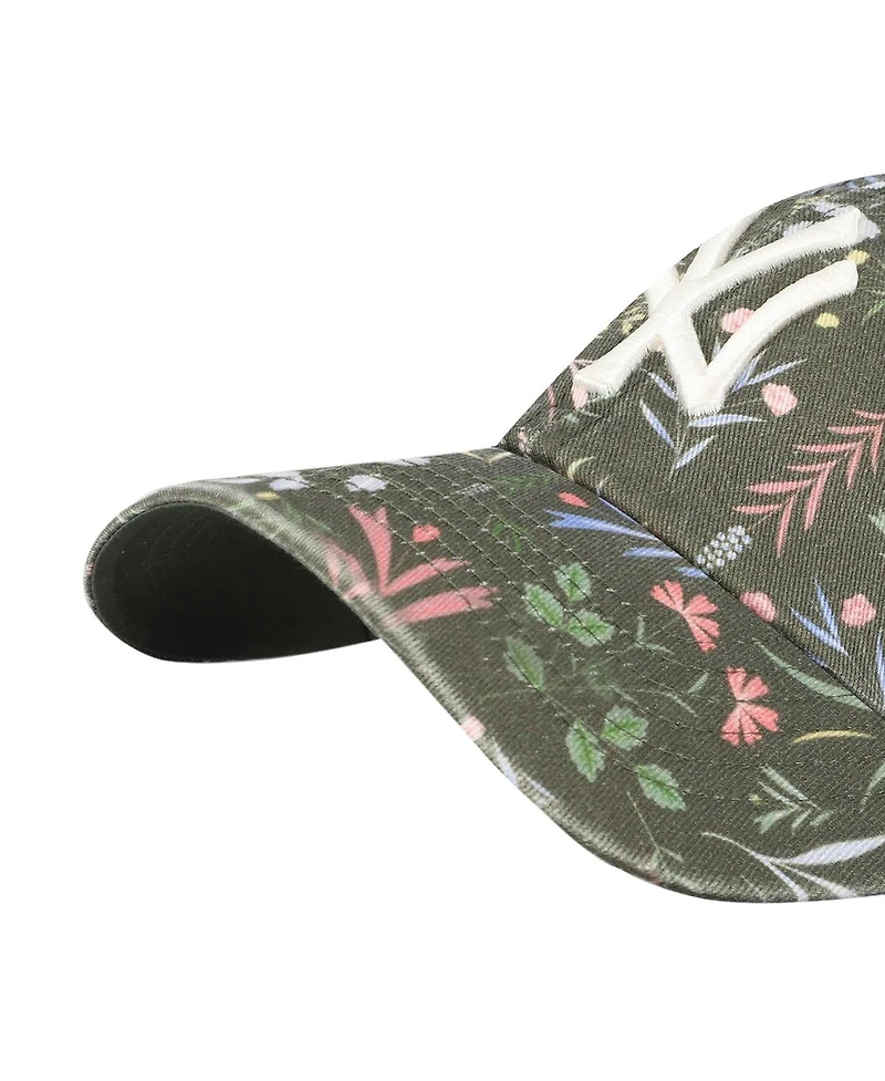 '47 Brand Women's Olive New York Yankees Moss Verbena Clean Up Adjustable Hat
