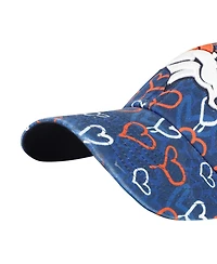 '47 Brand Big Girls Navy Denver Broncos Mural Clean Up Adjustable Hat