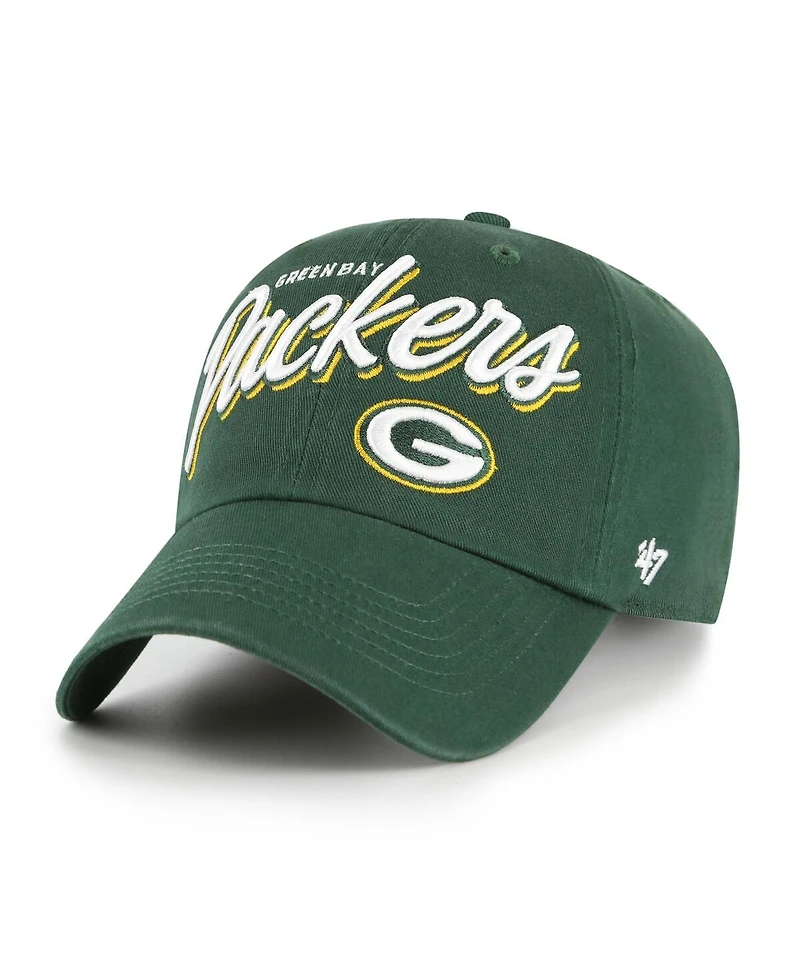 '47 Brand Women's Green Bay Packers Ariana Clean Up Adjustable Hat