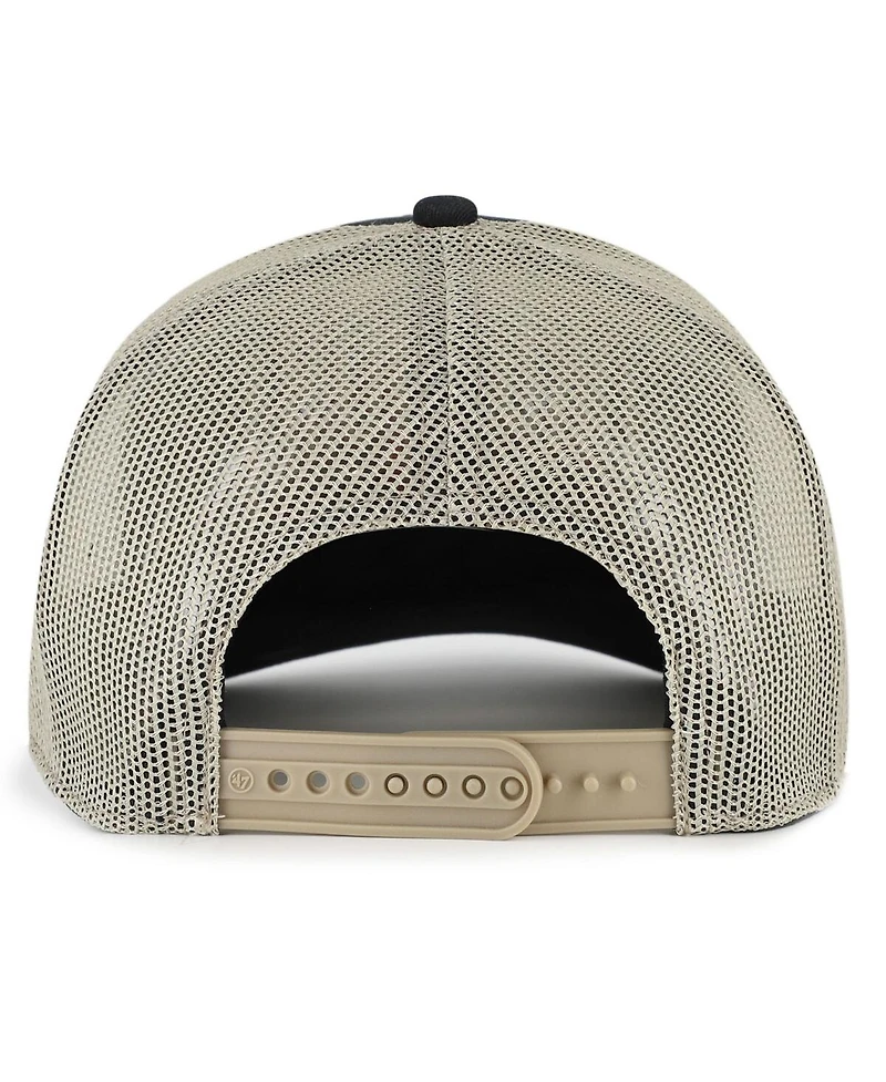 '47 Brand Men's Black Vanderbilt Commodores Arid Adjustable Trucker Hat