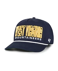 '47 Brand Big Boys and Girls Navy West Virginia Mountaineers Byline Hitch Adjustable Hat