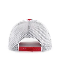 '47 Brand Big Boys and Girls Black/Red Texas Tech Red Raiders Super Stripe Hitch Adjustable Trucker Hat