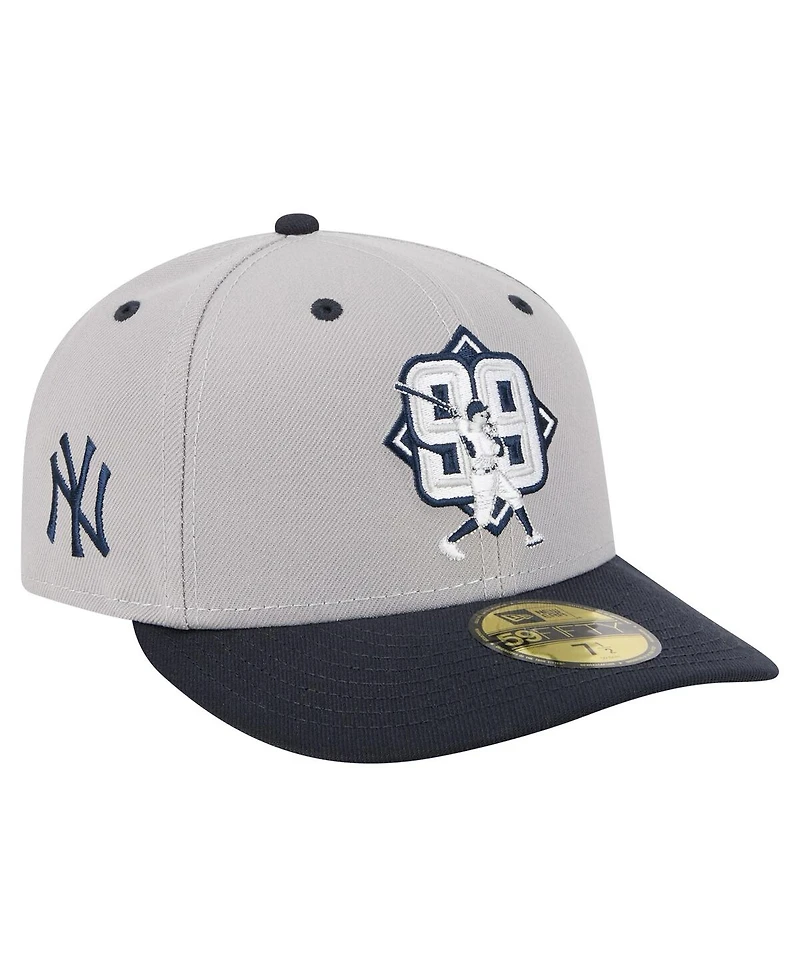 New Era Men's Aaron Judge Gray York Yankees 59FIFTY Fitted Hat