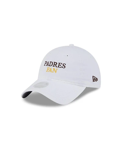 New Era Women's White San Diego Padres Team Fan 9TWENTY Adjustable Hat