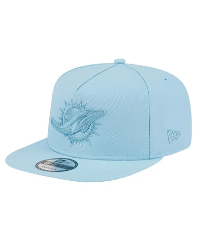 New Era Men's Light Blue Miami Dolphins Color Pack A-Frame 9FIFTY Snapback Hat