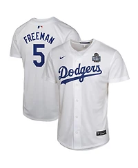 Nike Big Boys and Girls Freddie Freeman White Los Angeles Dodgers 2024 World Series Game Jersey