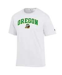Champion Men's White Oregon Ducks Arched Logo T-Shirt
