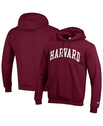 Champion Men's Crimson Harvard Basic Arch Fleece Pullover Hoodie