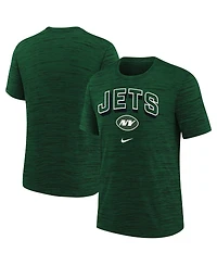 Nike Big Boys and Girls Green New York Jets Sideline Velocity Performance T-Shirt