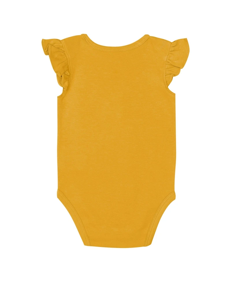 Outerstuff Baby Boys and Girls Purple/Gold Lsu Tigers Little Sunshine 2-Piece Bodysuit Set