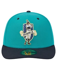 New Era Men's Ken Griffey Jr. Aqua Seattle Mariners 59FIFTY Fitted Hat