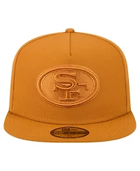 New Era Men's Brown San Francisco 49ers Color Pack A-Frame 59FIFTY Fitted Hat