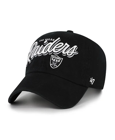 '47 Brand Women's Black Las Vegas Raiders Ariana Clean Up Adjustable Hat