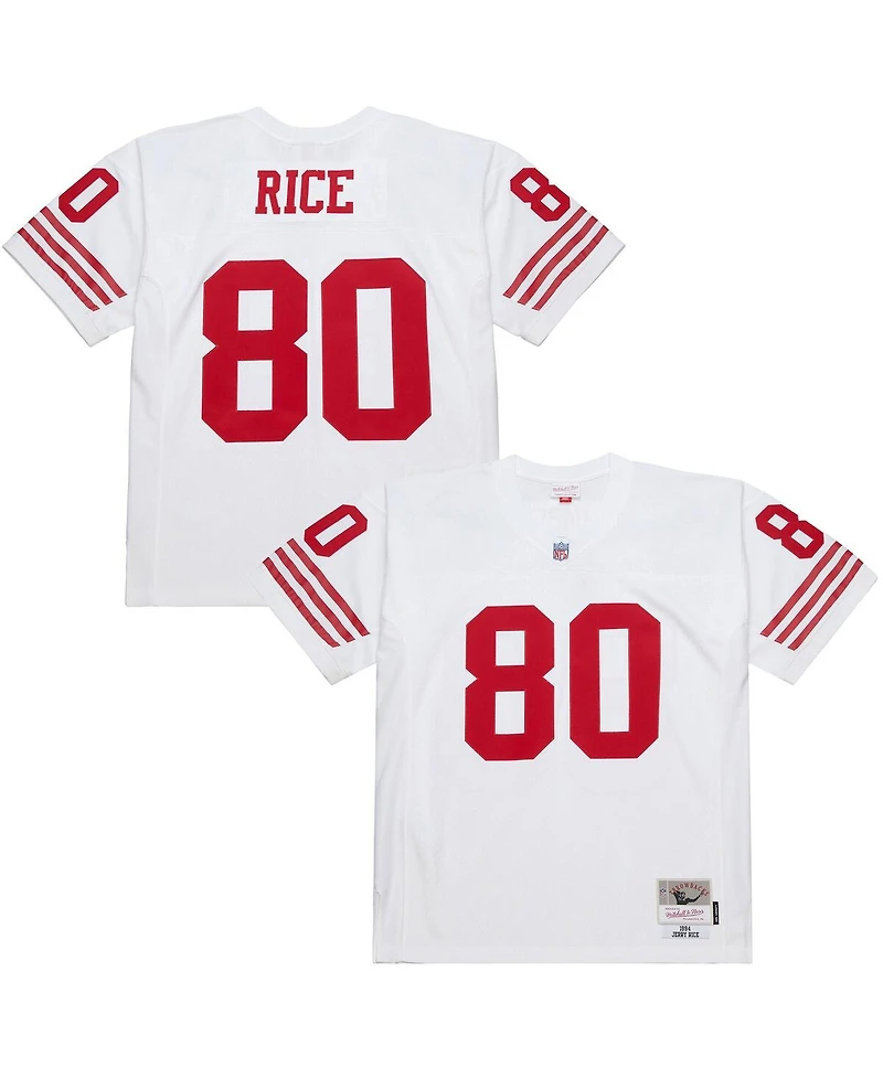 Mitchell Ness Men's Jerry Rice White San Francisco 49ers 1994 Legacy Replica Jersey
