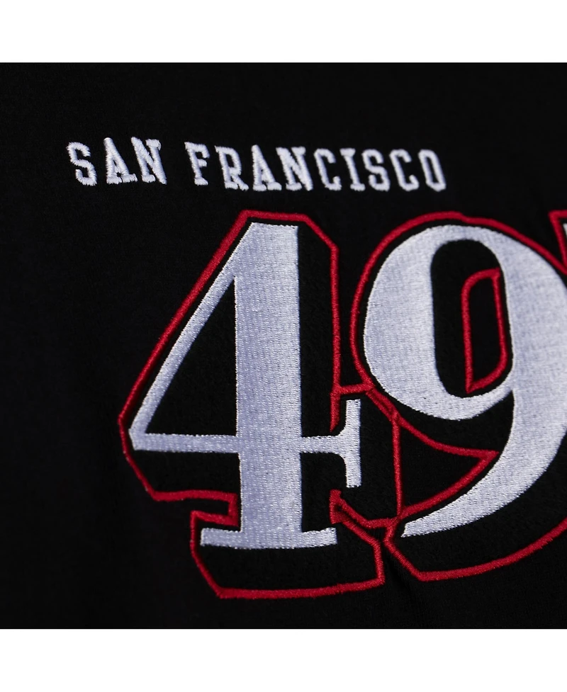 Mitchell & Ness Men's Black San Francisco 49ers Training Camp Vintage Logos Long Sleeve T-Shirt