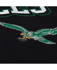 Mitchell & Ness Men's Black Philadelphia Eagles Training Camp Vintage Logos Long Sleeve T-Shirt