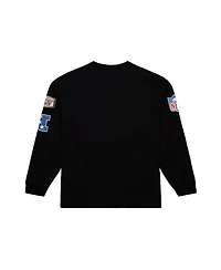Mitchell & Ness Men's Black Minnesota Vikings Training Camp Vintage Logos Long Sleeve T-Shirt