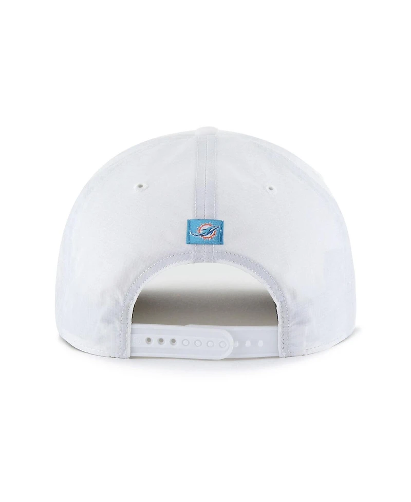 47 Brand Men's White Miami Dolphins Brrr Fairway Hitch Adjustable Hat