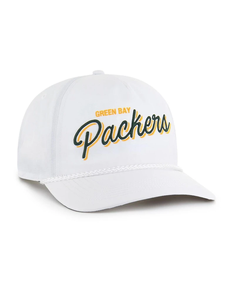 47 Brand Men's White Green Bay Packers Brrr Fairway Hitch Adjustable Hat