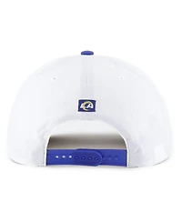 '47 Brand Men's White/Royal Los Angeles Rams Suburbia Hitch Two-Tone Adjustable Hat